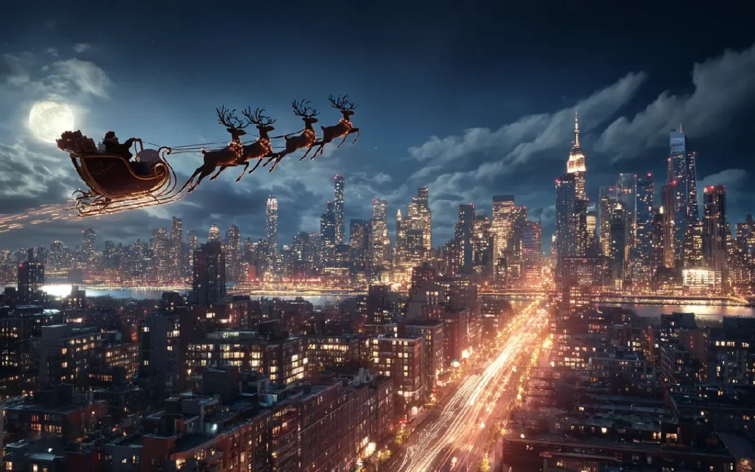 Tour du monde du Père Noël : une nuit, une planète